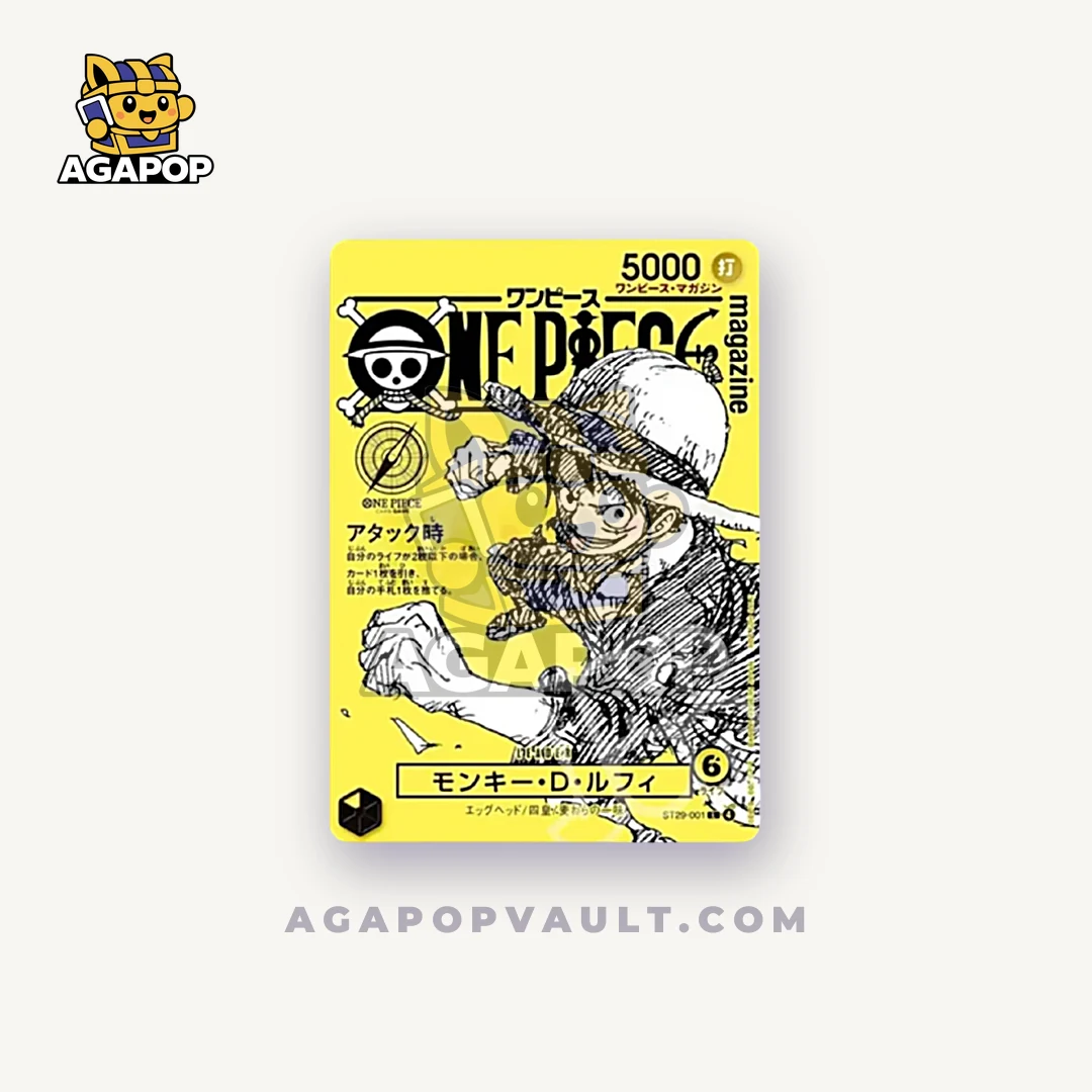 One Piece Promo Card Luffy ST29-001 JAP | Agapop Vault
